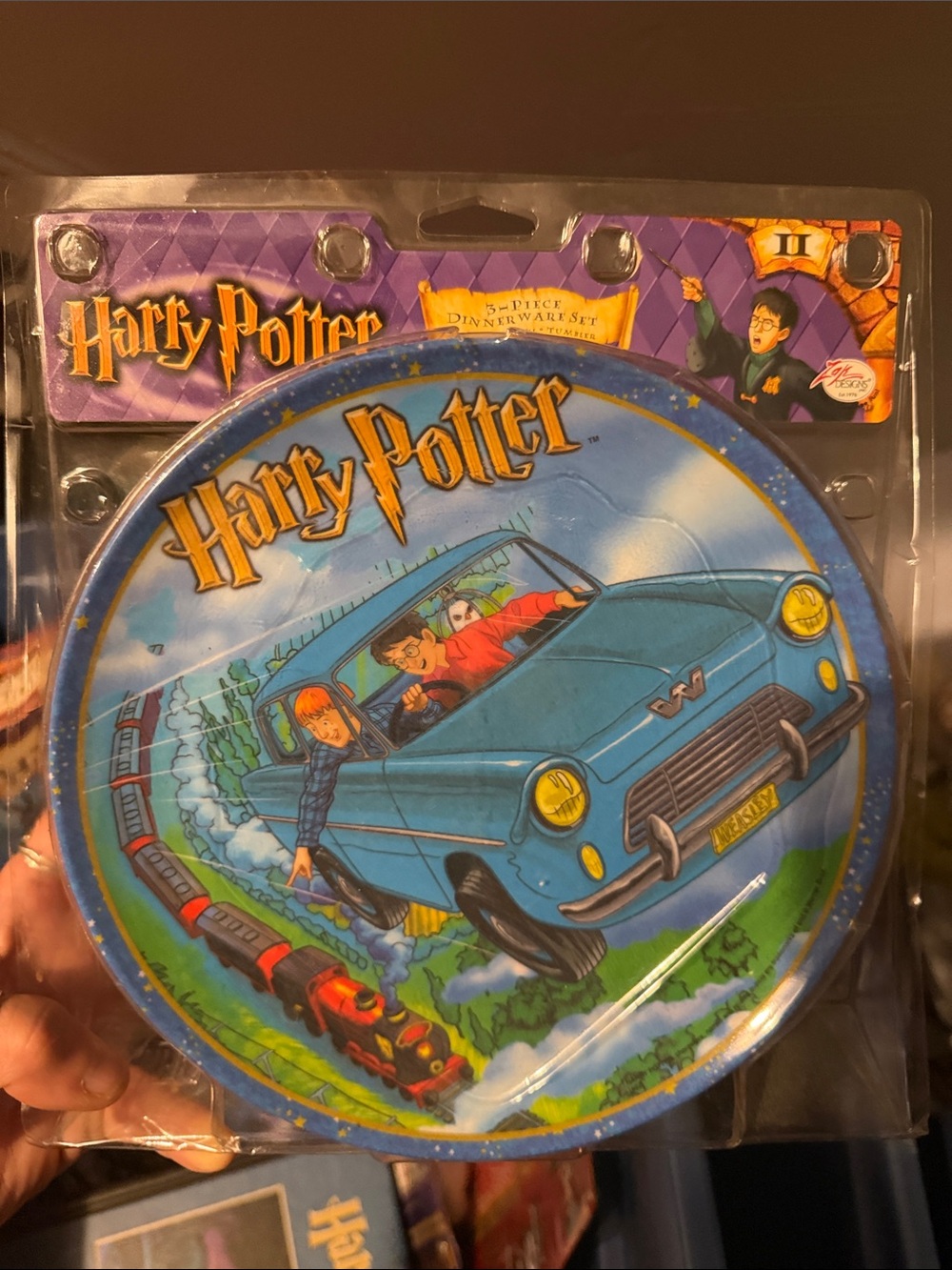 Warner Bros. Harry Potter Blue Flying Car Party Plates
